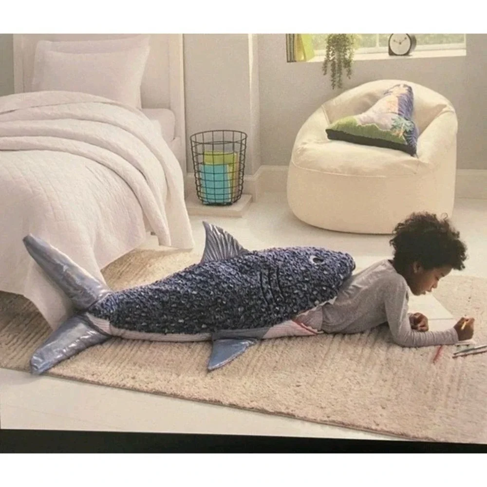 Shark Plush Sleeping Bag ISAAC MIZRAHI 56